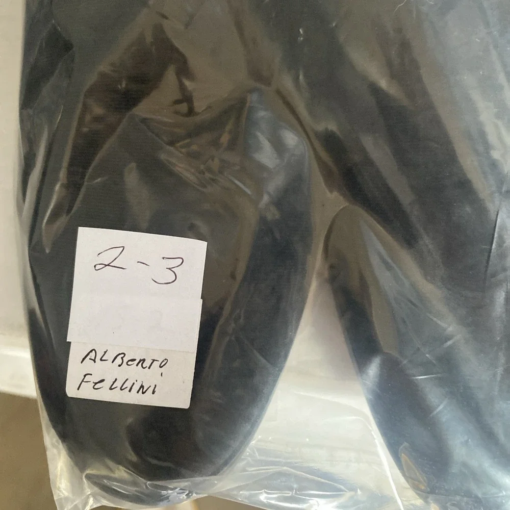 Alberto Fellini‎ Men's Loafers Sz 9 M Sparko 03 Dress Shoes Black Almond Toe